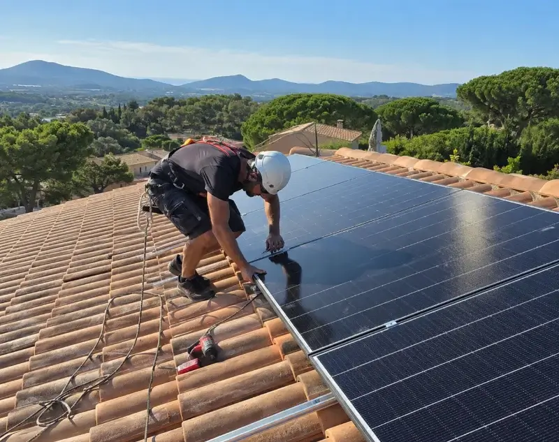 Installateur panneaux solaires Ansouis — pose photovoltaïque sur toiture