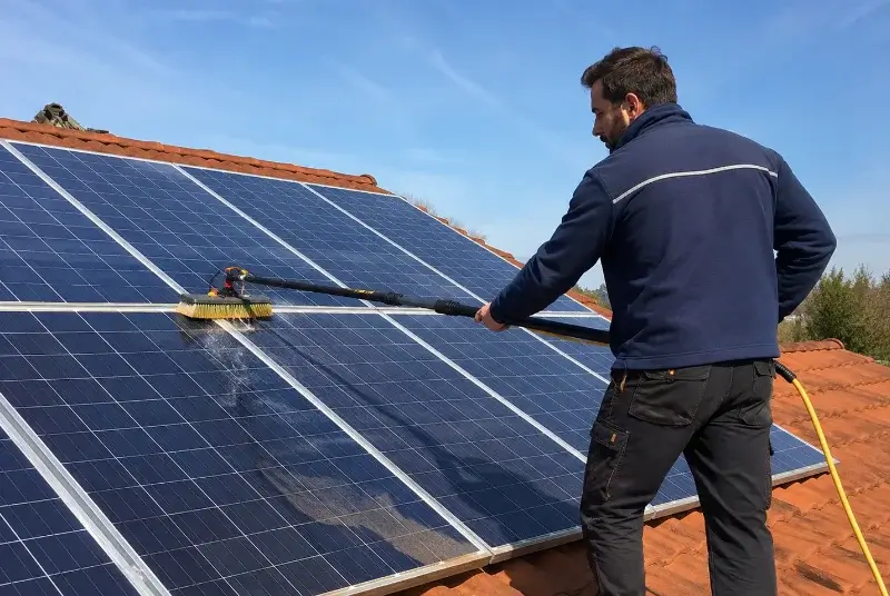 Nettoyage et entretien de panneaux solaires à Ansouis