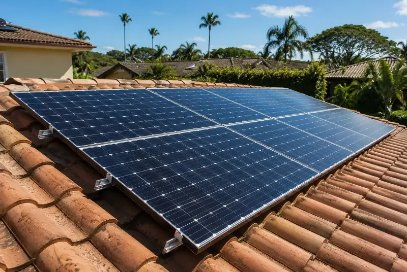 Installation de panneaux solaires à Ansouis