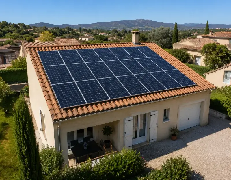 Prime à l'autoconsommation panneaux solaires Ansouis — aide financière de l'État